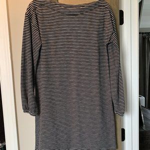 Lilla P striped knit dress